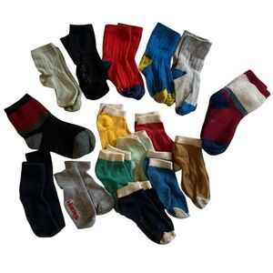 4-5 T Mini Boden Old Navy Kids Assorted Color Cotton Socks Pack